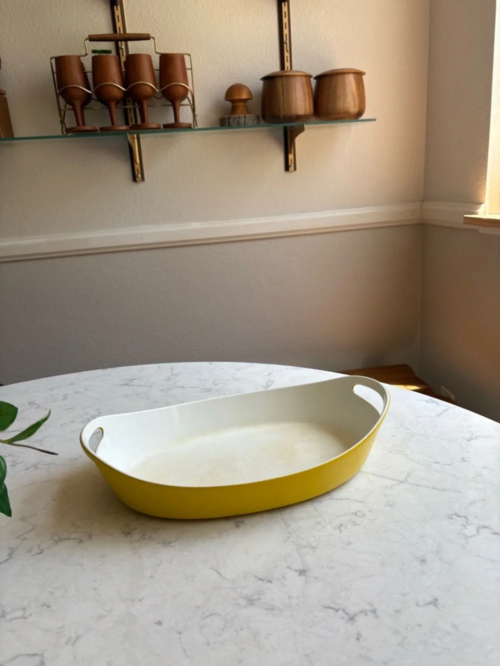 J. Crew oval serving
